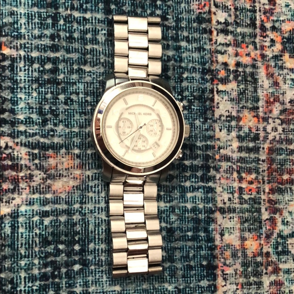 Michael Kors Runway Silvee Tone Watch MK8086